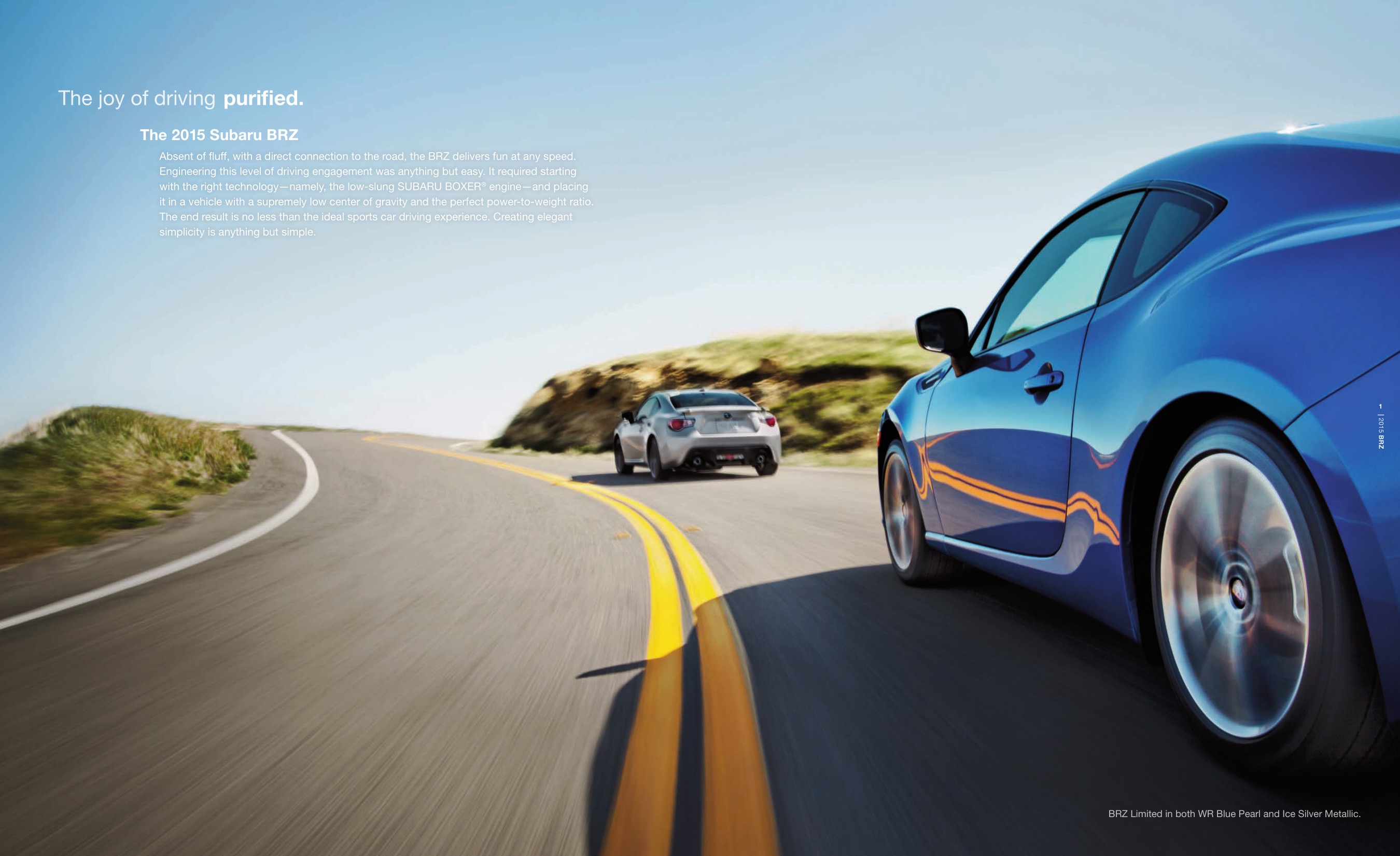 2015 Subaru BRZ Brochure Page 1